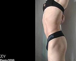 Panty2000 nachylona na gorący anal w kompilacji