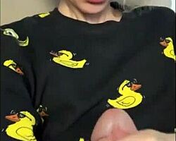 Russian cute boy enjoying a solo session with intense finish