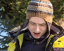 me n my twink buddy fuckin outside hard