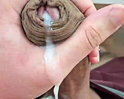 Young Latino Twink Shows Off His Enormous Penis in Solo