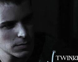 three young 18+ emo gays kiss then go for big cock anal 3some pounding hardcore