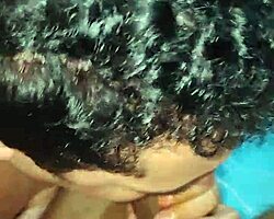 skinny black amateur twink gives a steamy blowjob to his friend’s boyfriend in part two