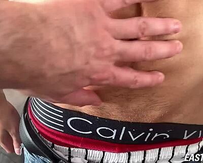 Calvin junior dominates exclusive casting with monster cock action