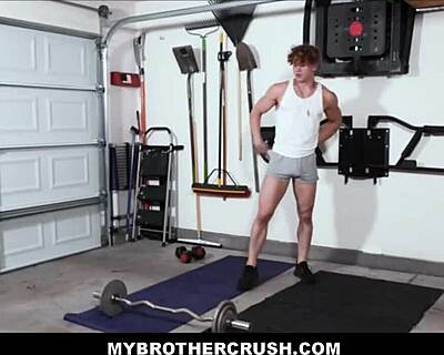 Teen Hunk Felix Fox Fucks Stepbrother in Workout