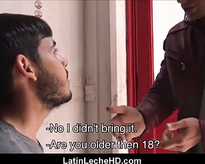 Hot Twink Latino Fucks Bouncer to Prove His Age!