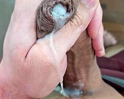 Young Latino Twink Shows Off His Enormous Penis in Solo