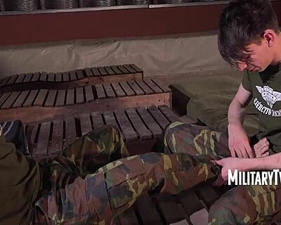 General Commands Cadets to Bond in Wild Anal Action!