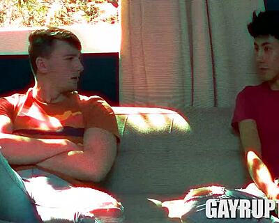 Üvey Kardeşler Masyn Thorne ve Luca Ambrose Sert Anal Aksiyon