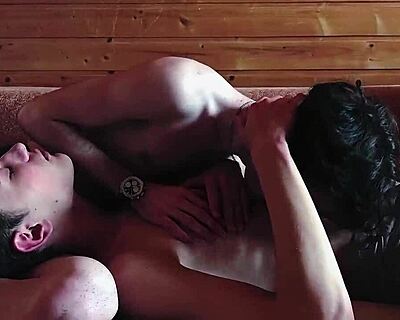 Young Gay Boys Fondle Uncut Cock During Bareback Massage Session