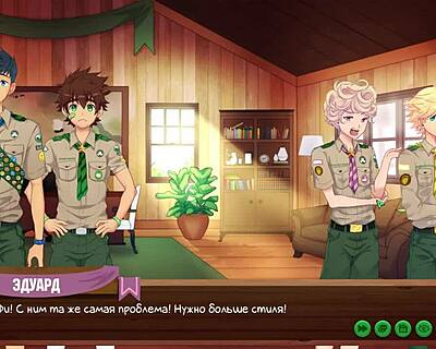 Game Friends Camp ตอน 34 - ได้รับอนุญาตจากหัวหน้าลูกเสือ พากย์รัสเซีย