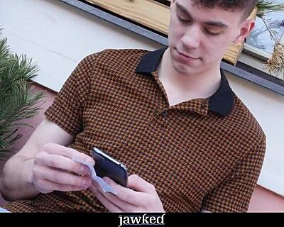 Jawked - Jock Waiter Dann Grey Craves Twink Tom Connor’s Bareback