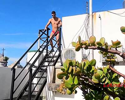 Sun-kissed Latino skin meets hardcore bareback action in steamy Spanish encounter with European flair