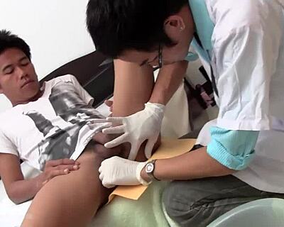 Kinky Doctor Barebacks Young Jimmy with Toy in Exam