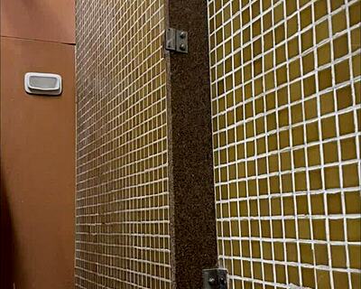 Wow, check this hung guy showering at the gym spy cam!