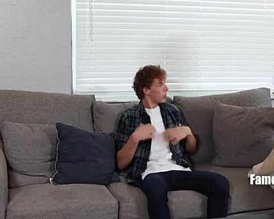 Step Father Catches Twinks Wanking in Secret