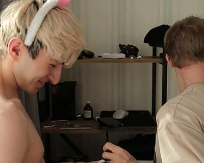Two Cute Twinks and Excited Student Dive into Penis Play Part 1