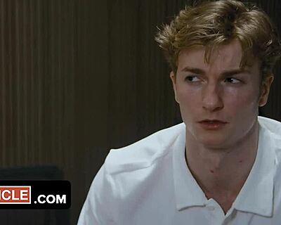 Severance Gay Porn Parodia: Vapaa käyttö twinkki seksi Sexerancessa Osa 1