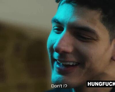 columbian 18+ twink milo miles takes dimitri venum's monster cock, switching from mouth to tight ass in wild interracial action